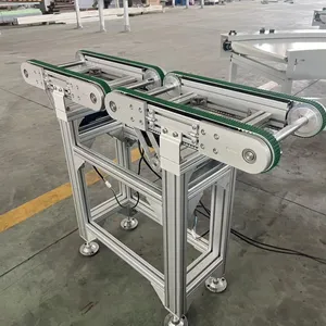 Custom Small Aluminum Profile Conveyors, Double Row Timing Belt Mini Lifting Machines, Assembly Line Transfer Equipment thumbnail-1