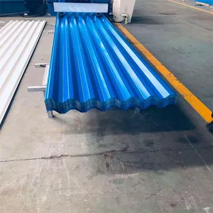 Best Price Galvanized Roofing Sheet Color Coated Corrugated Steel Plate Dark Brown 4 ' X 8' Corrugated Metal Sheets thumbnail-1