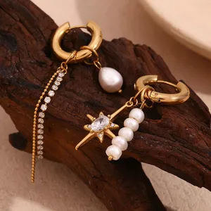 Stainless Steel Earrings for Wholesale Distribution Mill Test Report Available Custom Logo Packaging thumbnail-2