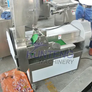 Electric Frozen Fruit Banana Avocado Slicer Auto Vegetable Potatoes Industry Slice Cutter Plantain Chips Cutting Machine EPC thumbnail-3