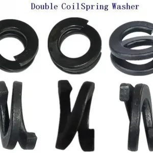 Double Coil Spring Washer For Automotive Assembly Anti-Vibration Fasteners thumbnail-2