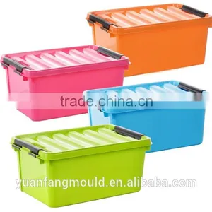 Plastic Injection Turnover Box Mould/plastic Injection Turnover Basket Mold thumbnail-3