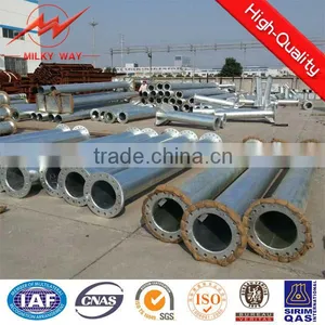 11kv Hot Dip Galvanized Octagonal Electric Utility Poles thumbnail-3