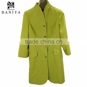New Design Long Style Coat Custom Made Style High Quality Custom Made Womens Trench Coats Wholesale Price thumbnail-1