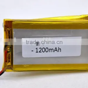 Long Cycle Life Li-polymer Battery 3.7V 1200mAh thumbnail-1