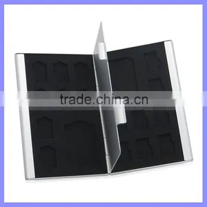 Aluminum Memory Card Case for MicroSD Card SD SDHC CARD 16TF+2SD thumbnail-1