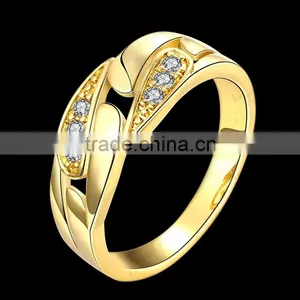 New Hong Kong Gold Plated Jewelry Wedding Ring Wholesale thumbnail-3
