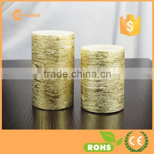 5-Inch Tall Flameless Rustic Pillar Simulated Candle Light For Gorgeous Gift thumbnail-1