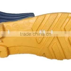Pvc High Acid-proof Rain Boots for Men/Steel Toe Trooper Motorcycle Boot thumbnail-4