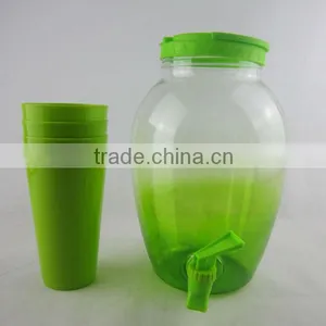 Plastic Cool Drink Beverage Dispenser Egg Shape Party Juice Dispenser PET Water Container thumbnail-1