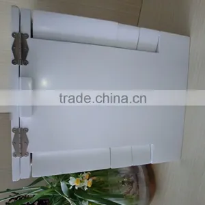 Luxury White Color Varnished Lacquer Handmade Ratation Difference Levels House and Home Furnishing Gift Box Jewelry Saving Box thumbnail-5