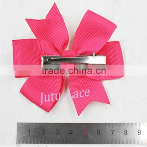 Low-priced Grosgrain 8cm Ribbon Bow With Hair Clips in 40colors- Children Girl Hair Accessories Clips thumbnail-5