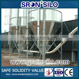 Hot Galvanized Silo Poultry Farm for Chicken Pig Sheep Feed Silo thumbnail-5
