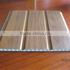 OUMEIJIA 2015 Latest Fashion Pvc Two Grooves Wall Panel of Decorative Room Panels thumbnail-1