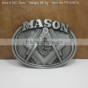 Custom Brand Name Buckle Plate Metal Belt Buckle thumbnail-6