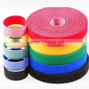 Colored Double Side Back to Back Hook and Loop Cable Ties thumbnail-1