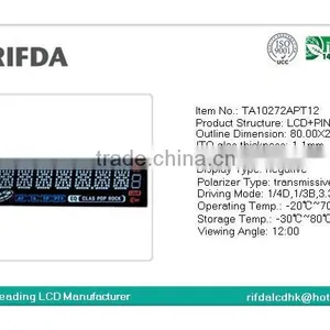 TN 14 Segment Alphanumeric Lcd Display Screen Module for Vehicle thumbnail-2
