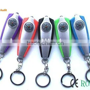 Compass Keychain With Led Light thumbnail-1