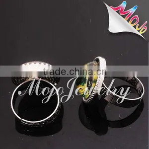 2014 New Designs Hot Selling Glass Monster Ring Top Fashionable Ring With Best Prices thumbnail-1