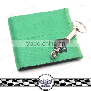 JDM SUPPLY GREEN WALLET , UNISEX RACING STRAP WALLET thumbnail-1