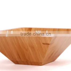 Natural Wooden Fruit Salad Bowl,Bamboo Vegetable Candy Bowl,people Candy Bowl thumbnail-3