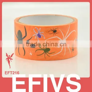 Orange Spiders Print Duct Tape in Stock thumbnail-1