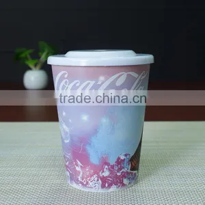 14oz Custom Logo White PP Plastic Color Changing Magic Water Cup thumbnail-6