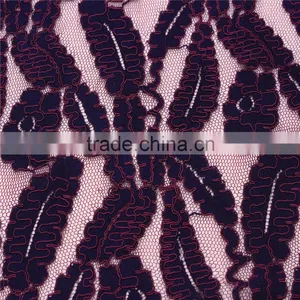 Good Quality Cotton Nylon Net Cord Lace Fabric With Scallop Edges for Garment thumbnail-4
