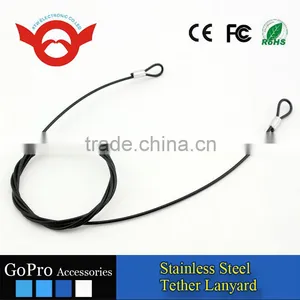 2016 Newest go Pro Accessories 24 Inch Stainless Steel Tether Lanyard for GoPro Hero Camera thumbnail-2