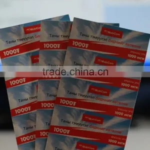 Paper Printed Prepaid Scratch Phone Cards thumbnail-3