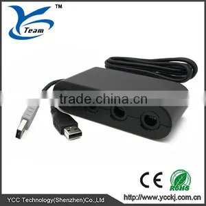 Factory Wholesale!! 4 IN 1 NGC/GC Controller Adapter for WII U Super Smash Bros GameCube Controller Adapter thumbnail-3