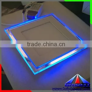 Square Ceiling Flat Ultra Thin 180x180mm Double Color Led Panel Light thumbnail-5