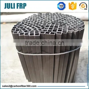 Solid Pultruded Carbon Fiber and Fiberglass Tubes, Carbon Fiber Rod, Carbon Fiber Square Tube thumbnail-1
