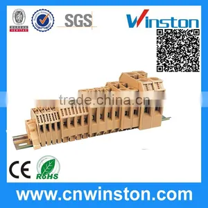 Rail Type Wire Connector PCB Electric Manufaturer Screw Clamp Terminal Block With CE thumbnail-1