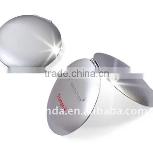 Metal Makeup Mirror Compact Mirror / Beauty Jewelry Mirror / Round Aluminum Compact Mirror thumbnail-5