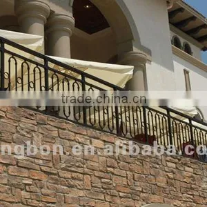 Top-selling Hand Forging Wrought Iron Balcony Handrail thumbnail-1