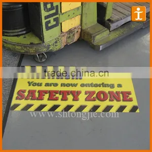 Custom Good Quality Full Colour Print Anti Slip Scratch Resistant Vinyl Pavement Decals thumbnail-1