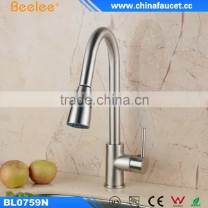 China UPC Pull Out Kitchen Faucet Water Sink Tap Wash Basin Faucet thumbnail-3