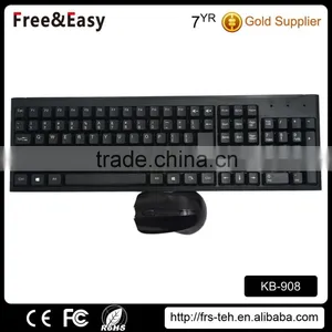 Ergonomics Style and 2.4Ghz Wireless Type Keyboard and Mouse Combo thumbnail-1