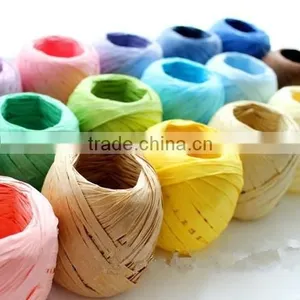 Excellent Quality Decorative Paper Raffia Ribbon Bows thumbnail-1