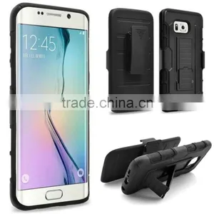 Hot Selling Hybrid Heavy Duty Rugged Armor Phone Case Cover Stand For Samsung Galaxy S7 S7 Edge thumbnail-1