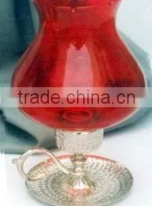 Hurricane Candle Holder- Glass Candle Holder thumbnail-1