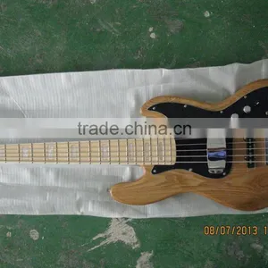 Ash Body Bolt-on 5 String Electric Bass Guitar Maple Neck and Fingerboard thumbnail-1