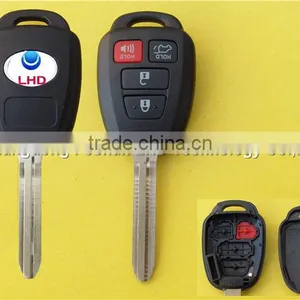 New 3+1buttons Remote Car Key Fob Control for Toyota Prius Key Shell thumbnail-1