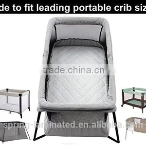39"*27" 2016new Waterproof Bamboo Terry Crib Pad thumbnail-4