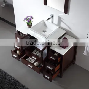 Solid Wood Bathroom Vanity, Bathroom Cabinet, Bathroom Furniture thumbnail-5