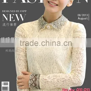 Fashionable Lace Fabric With Nylon Polyester for Curtain TH-2027 thumbnail-2