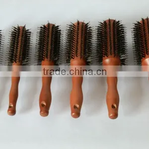 Porcupine Wood Hair Brush thumbnail-1