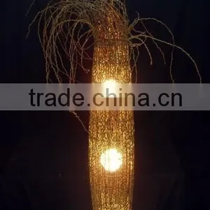 Brown Modern Rattan Floor Lamp Or Light thumbnail-4