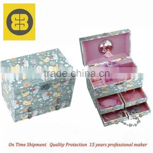 Ballerina Treasure Wooden Music Box thumbnail-3